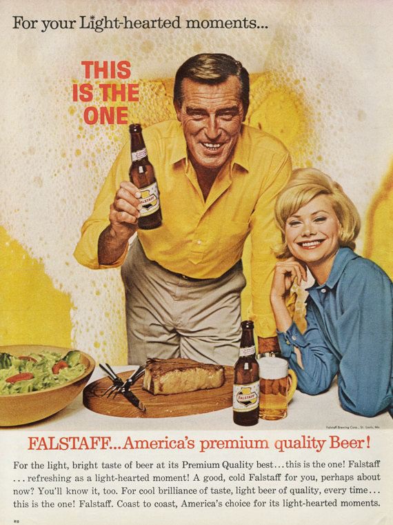 Image result for vintage lite beer ads