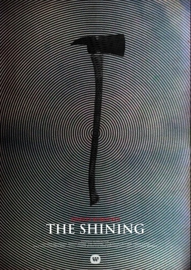 Hitchcock and Kubrick movie posters reimagined SHINING – #design #poster #film
