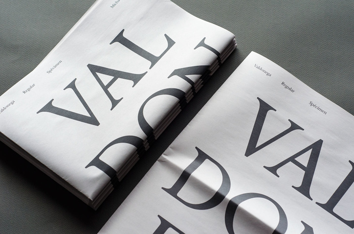 Valdonega / Spécimen on Behance