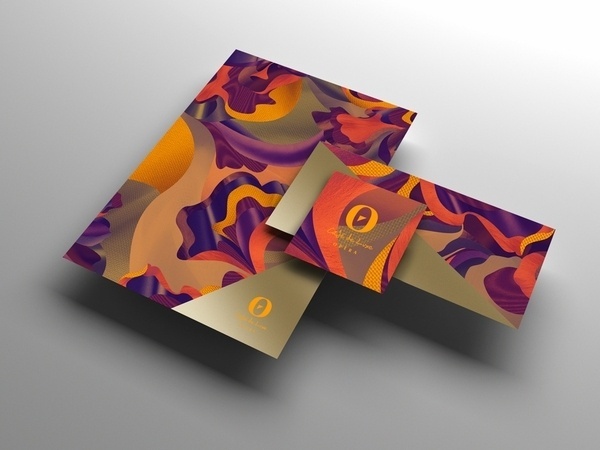 Opera on Branding Served #extravagant #luxury #gold #stationery
