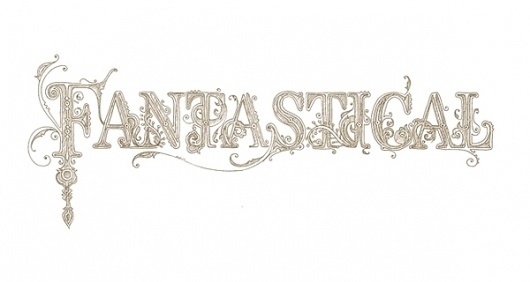 Heston's Fantastical Feasts on the Behance Network #typography #print #illustration