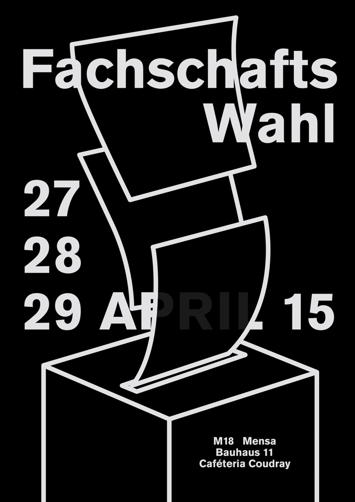 #Poster #Weimar #Stuko #Fachschatswahl