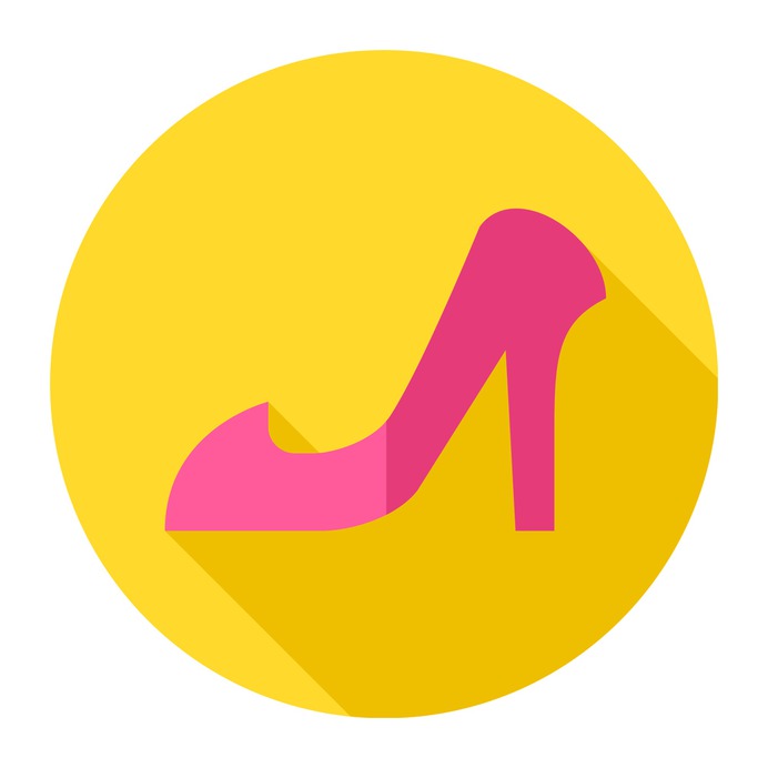 See more icon inspiration related to shoe, fashion, high heels, heels, footwear, female, shoes and women on Flaticon.