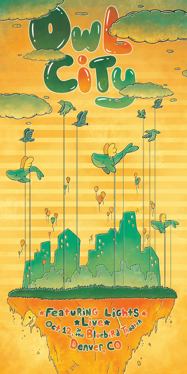 Wicked Illustrated Gig Posters #print