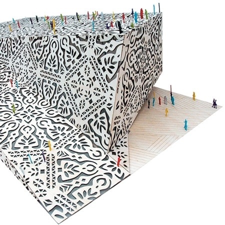 Dezeen &raquo; Blog Archive &raquo; Polish pavilion for Shanghai Expo 2010 #pattern #expo #shanghai #screen #architecture