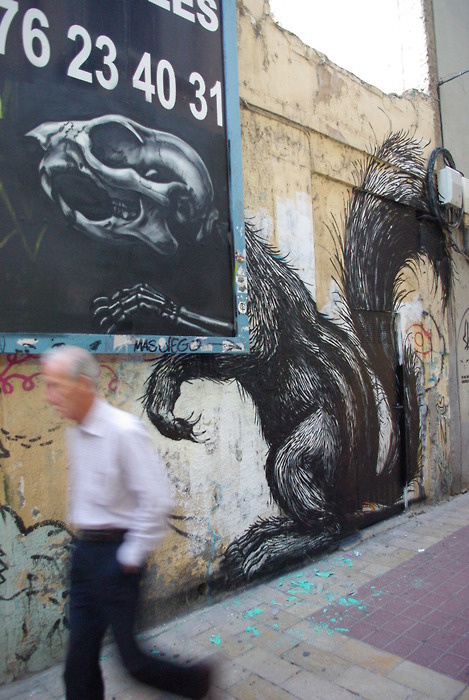 ZARAGOZA5°ASALTO MURAL PAINTING FESTIVAL #roa