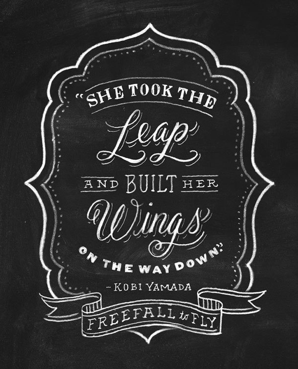 dana tanamachi freefall print.jpg (600×742) #woodcut #vintage #typography