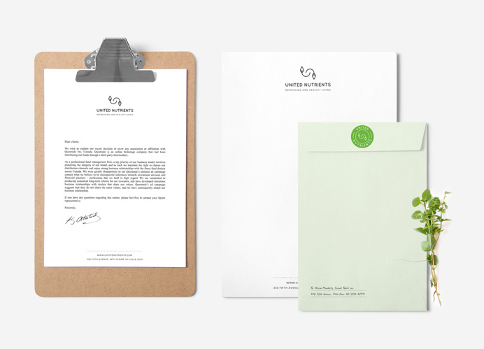 Branding for a small, organic products company #branding #logo #envelope #letterhead #organic