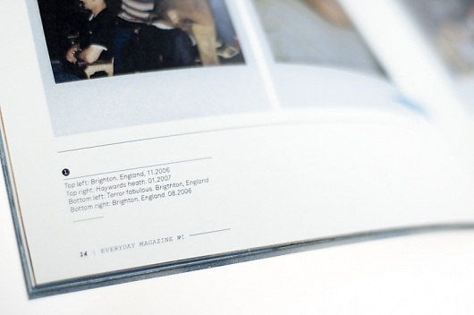 –Everyday Magazine : Mikael Fløysand #pagination #publication #grid #spread #layout #magazine