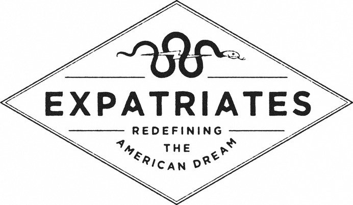 Branding for Expatriates by Nicholas Samendinger #lettering #branding #design #vintage #logo #typography