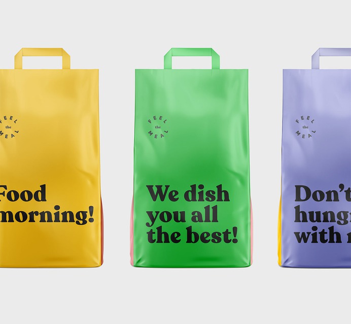 Feel the Meal - Mindsparkle Mag Kommunikat Studio designed the identity for Feel the Meal – a service which provides a wide range of diets delivered straight to your home. #logo #packaging #identity #branding #design #color #photography #graphic #design #gallery #blog #project #mindsparkle #mag #beautiful #portfolio #designer