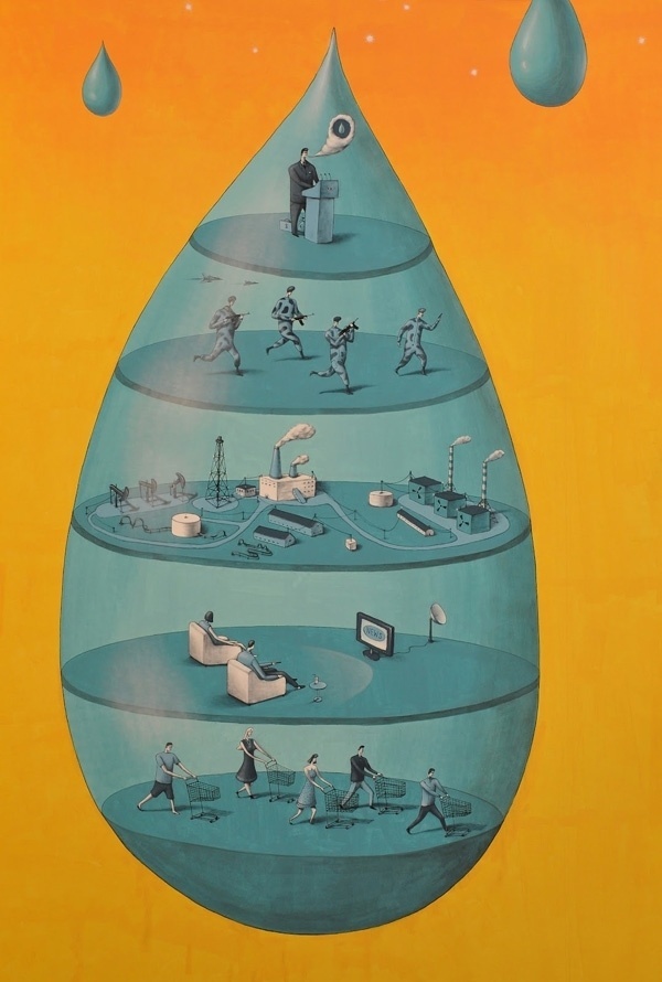 Juxtapoz Magazine - #government #lazy #war #world #industry #change #politics #consumerism