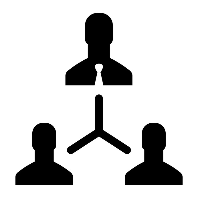 See more icon inspiration related to boss, team, group, manager, people, business, hierarchical structure and networking on Flaticon.