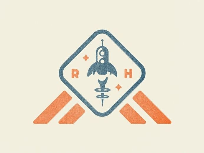 Logo Badge from Space by Mudshock #inspiration #badge #design #retro #vintage #logo