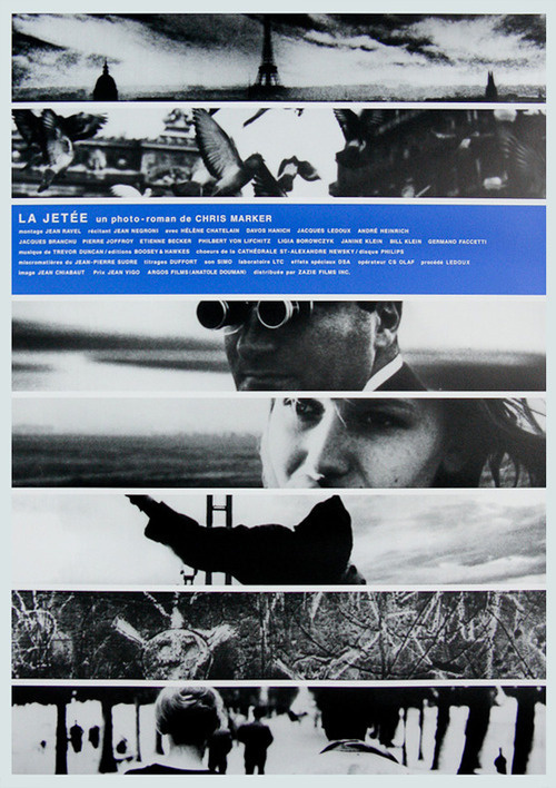 Japanese poster for LA JETÉE (Chris Marker, France, 1962) Designer: unknown Poster source: Film on Paper R.I.P. Chris Marker (1921 2012) #movie #poster #film