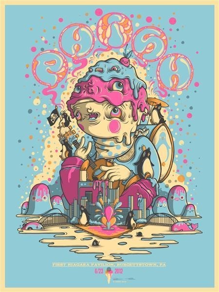 Phish Poster by Drew Millward #screen #illustration #print #poster