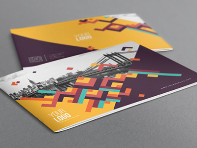 Brochure design idea #400: Colorful Pattern Brochure. Download here: http://graphicriver.net/item/colorful-pattern-brochure/...