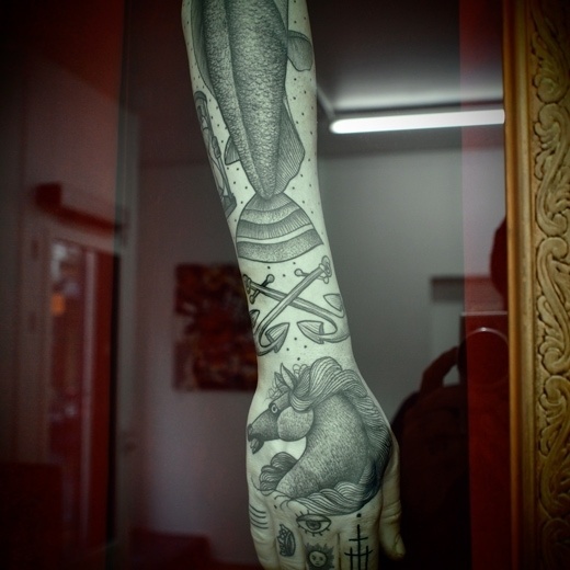 Tattoo Arm Exhibition by Guy le Tatooer | Ink Butter™ | Tattoo Culture and Art Daily #tattoo