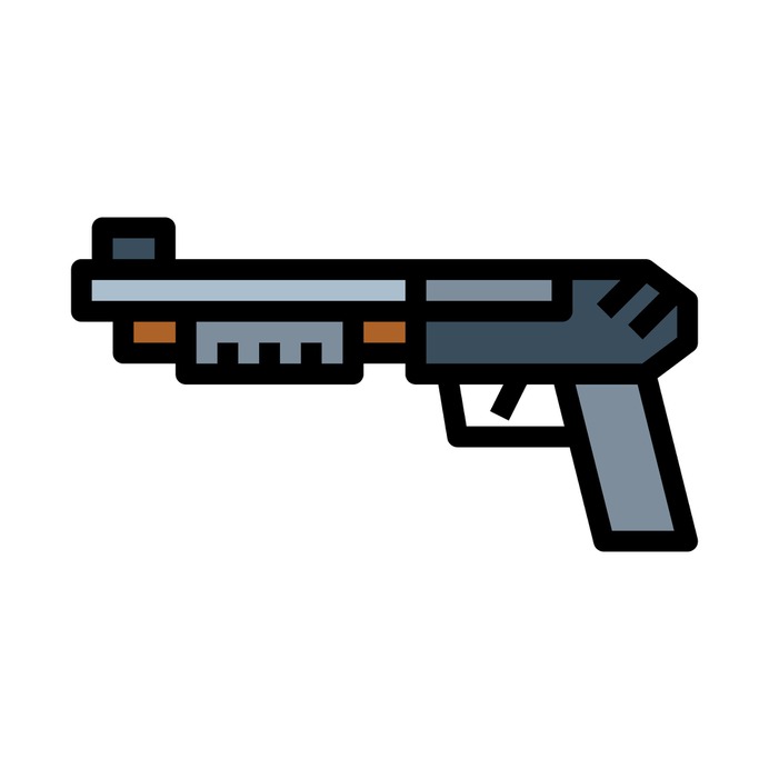 See more icon inspiration related to pistol, gun, hunter, shotgun, army, arm and weapons on Flaticon.