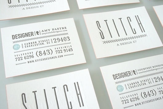Blog « Stitch Design Co. #business #card #design #letterpress #stitch