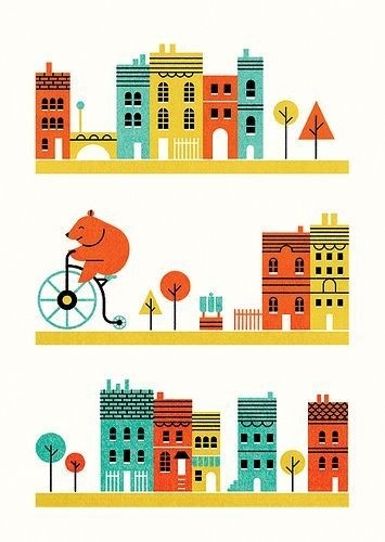 Edward McGowan, Penny for your thoughts Parko Polo #illustration #minimal #buildings