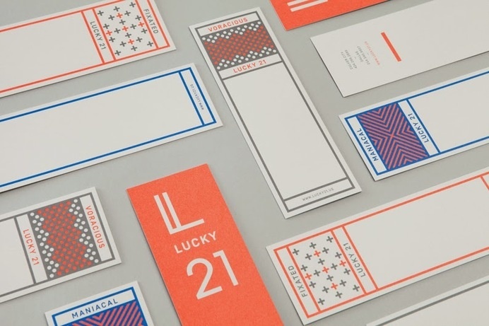 Good design makes me happy: Project Love: Lucky 21 #branding