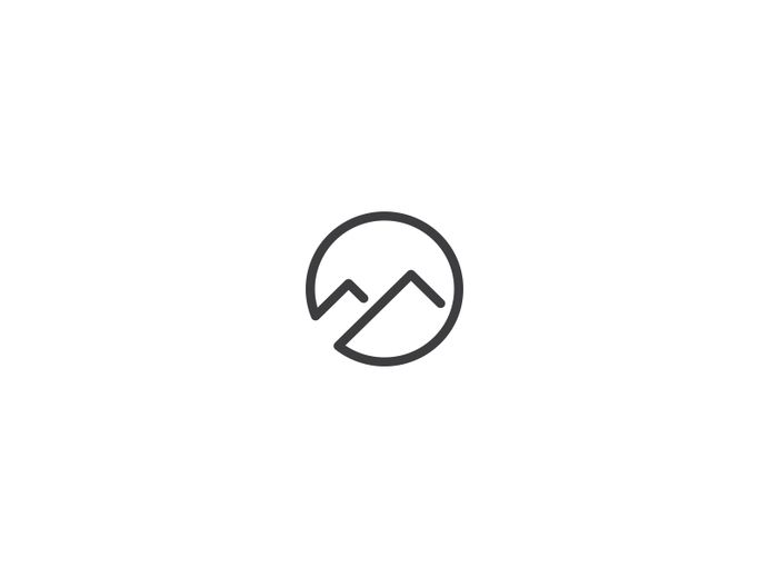 Mountains Logo by Taras Boychik