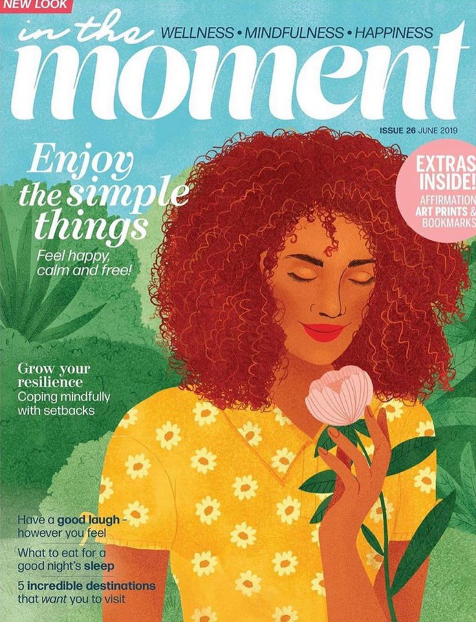 In The Moment Mag! – Cover Illustration of issue #26