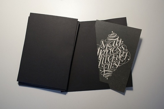21st Invitation on the Behance Network #invite #invitation #print #design #black #envelope #typography