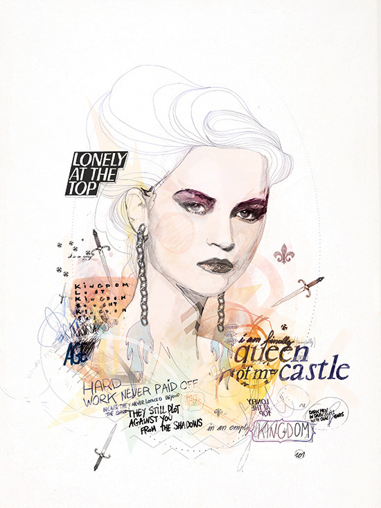 2012 on the Behance Network #illustration #drawing #typography