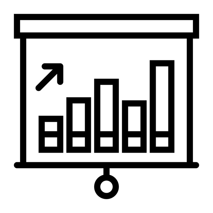 See more icon inspiration related to chart, financial, graphic, presentation, statistics, business, finances and bars on Flaticon.