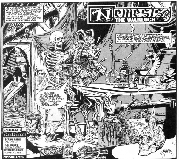 frog2000: Kevin O´Neill en Comics Journal (1 de 3) #comic #skull
