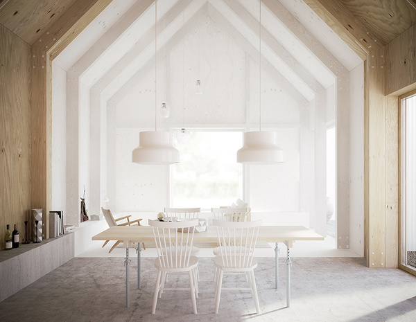 corrugated aluminum house for mother in sweden #home