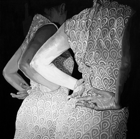 Rebecca Adams | PICDIT #painting #black #white #art