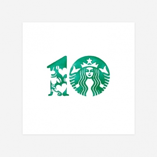 Design Inspiration / Bench.li #starbucks #ten #years #numer #coffee #green