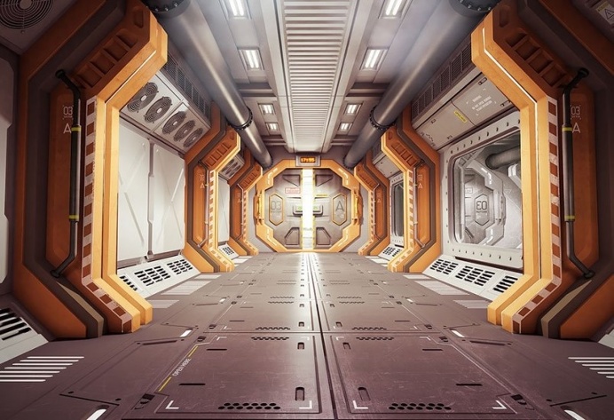 Space station bay