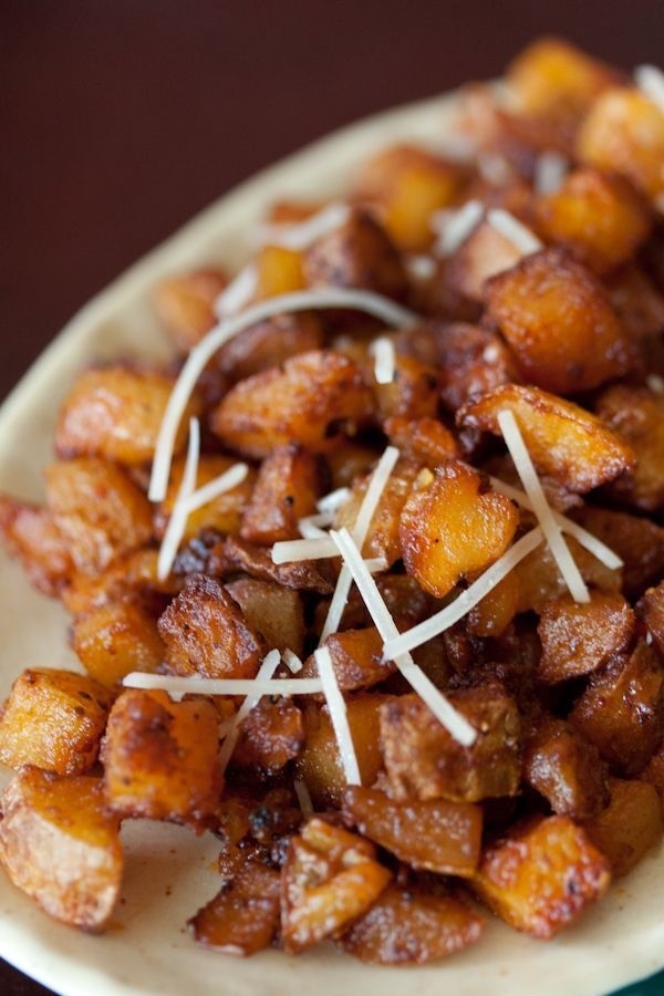 Parmesan Roasted Potatoes #potato