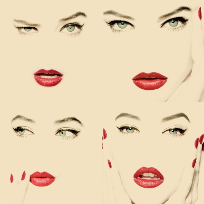 Chanel Rouge Allure - Solve Sundsbo inspired by Erwin Blumenfeld #fashion #photography #chanel