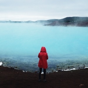 #vintage #photo #model #design #architecture #Red Riding Hood in #iceland