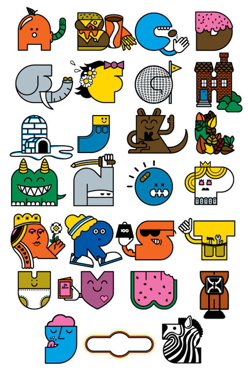 4_MikeDavis #illustration #abc #typography