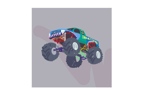 MONSTER01_framed #digital #paint