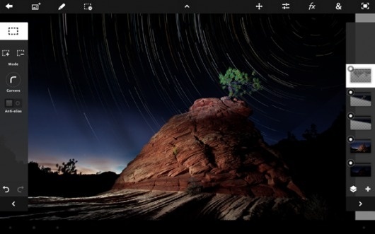Adobe Photoshop Touch | The new tablet app for creative photo editing #ipad #design #interface #ui #app #photoshop