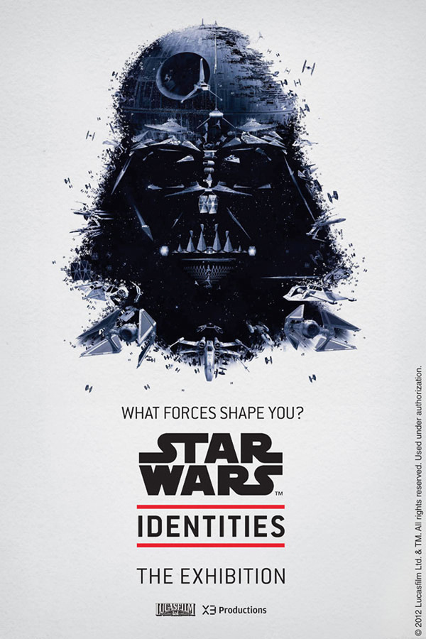 Star Wars Identities – The Exhibition #wars #exhibition #vader #star #darth #collage