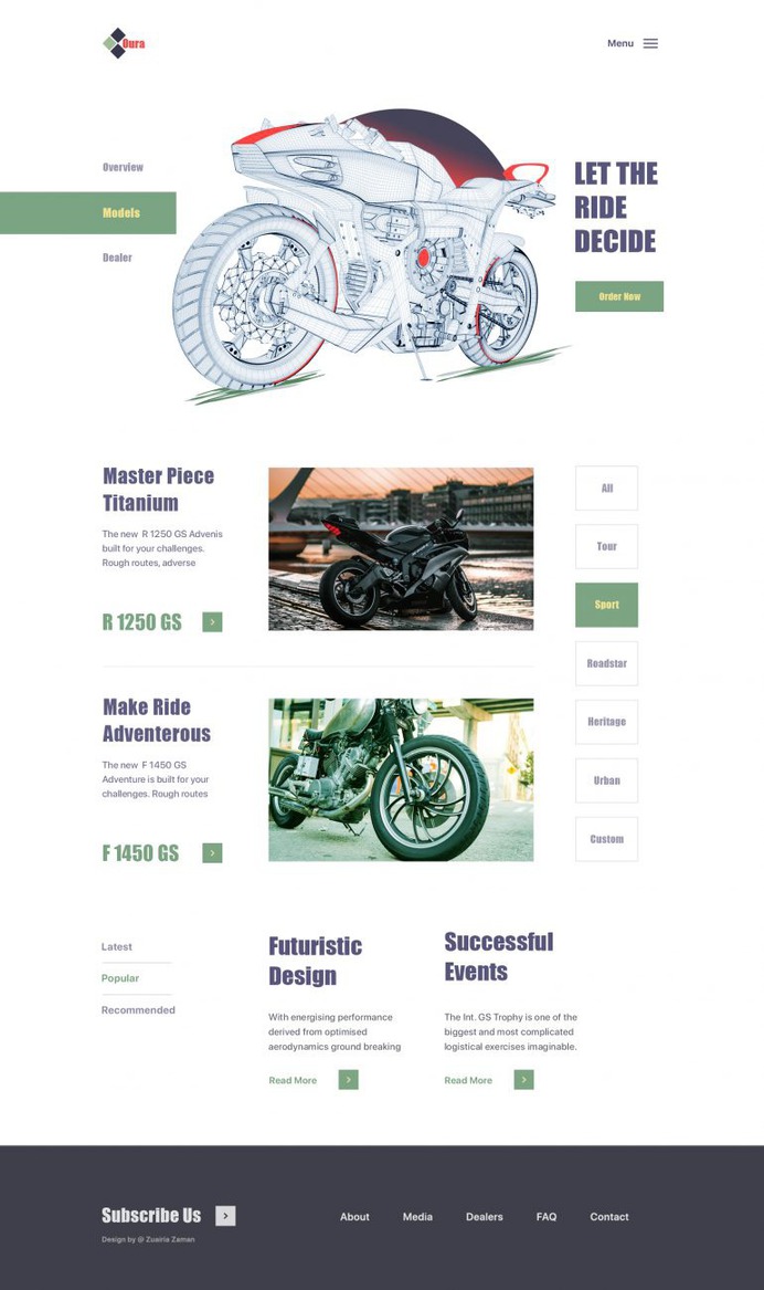 Automotive Company Website