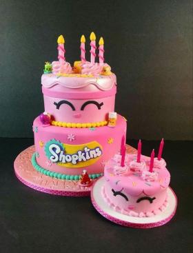 Shopkins birthday cake