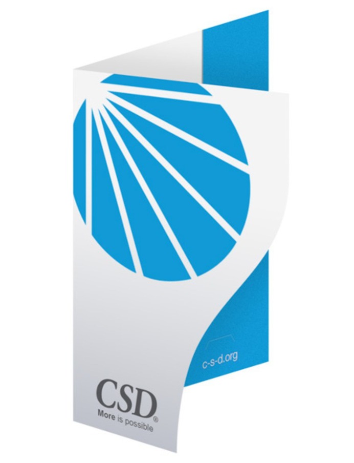 Blue and White Presentation Folder Design