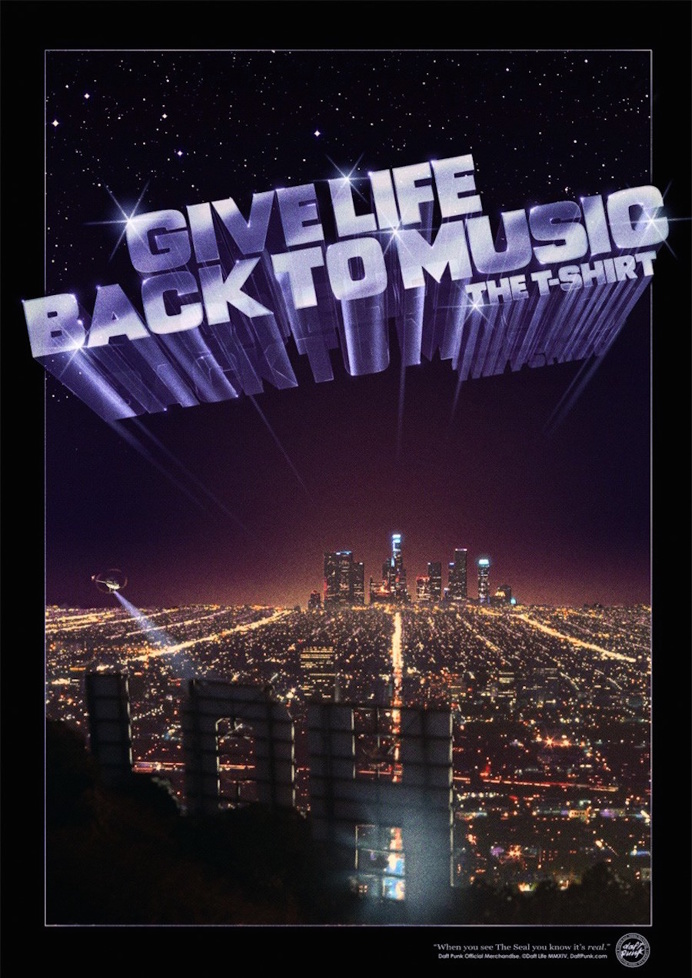 Retro Daft Punk Posters to Promote Objects