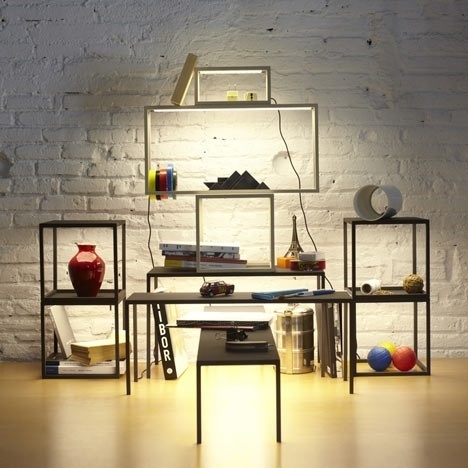 Dezeen » Blog Archive » BlancoWhite by Estudi Arola for Santa & Cole #lamp #table