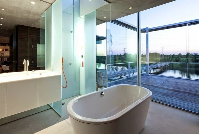 Rieteiland House by Hans van Heeswijk Architecten #ideas #interiors #bathroom