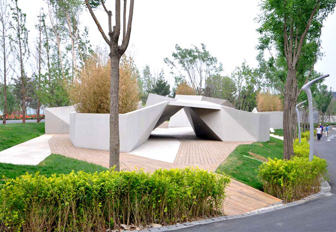 Sunken Garden by Plasma Studio - #architecture, #outdoor, #architecture, #garden, #landscaping,